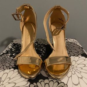 Rose Gold High Heels